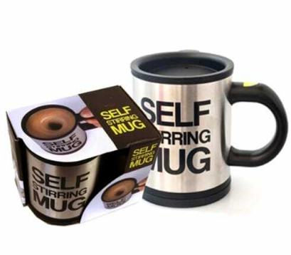 Self Stirring Coffee Mug Cup Electric Stainless Steel Automatic Self Mixing Spinning Cup